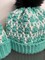 Hand Crocheted Mosaic Pattern Beanie Hat Adult Child Winter Warm product 5